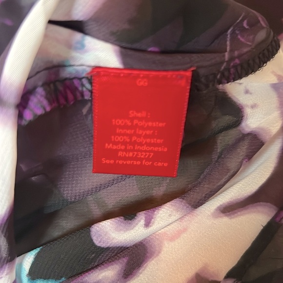 Jennifer Lopez Dramatic Romance Blouse XL - Picture 5 of 7